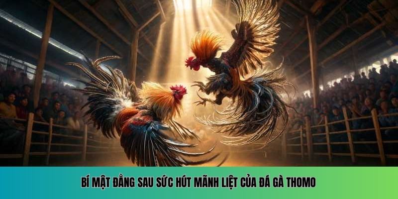 Bí mật đằng sau sức hút mãnh liệt của đá gà Thomo