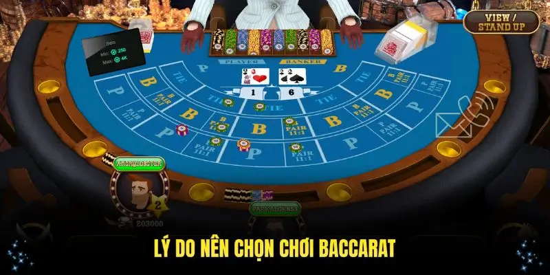 Nhiều lý do để bạn chọn chơi Baccarat tại 88VV